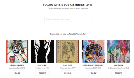 Artsy, l'art mondial en ligne et accessible à tous