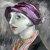 1923, Sigrid Hjertén : Le chapeau violet (probable autoportrait)