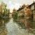 1903, Frits Thaulow : Le long de la rivière, Beaulieu