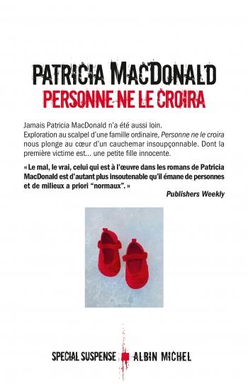 Personne ne le croira - Patricia MacDonald