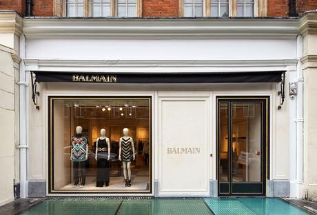 L'ouverture de la première boutique Balmain à Londres...