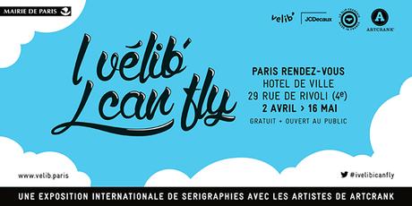 I Vélib’, I can fly : 19 sérigraphes internationaux livrent un regard inédit sur Paris I Vélib’, I can fly : 19 sérigraphes internationaux livrent un regard inédit sur Paris