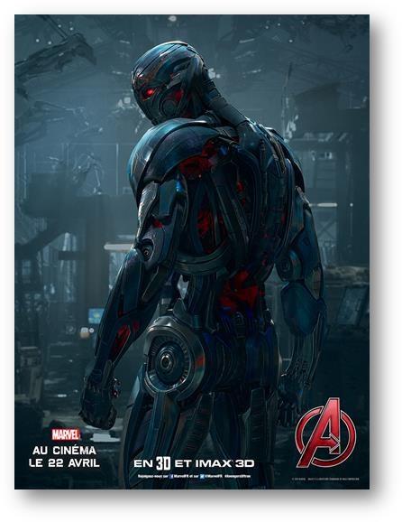 Avengers : l’ère d’Ultron – Ultron s’affiche enfin ! Avengers : l’ère d’Ultron – Ultron s’affiche enfin !