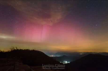 Des aurores boréales observées dans le nord de la France