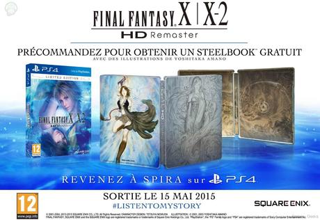ffx limited [Préco]   Final Fantasy X/X 2 HD + Steelbook   PS4  steelbook ps4 préco Final Fantasy X/X 2 HD 