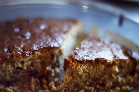 Banana Bread avec chocolat, canelle & amandes.