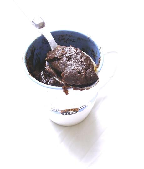 mug cake au chocolat et café