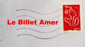 Le Billet Amer #13 lettre copie