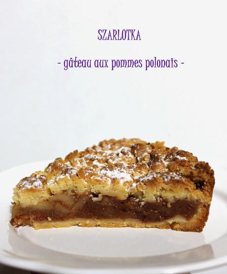 La Szarlotka (gâteau aux pommes polonais) de Dagmara