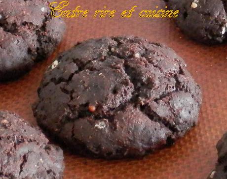 Cookies triple chocolat {Vegan}
