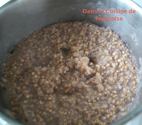 Galettes de Kasha (Sarrasin) sur sa Salade colorée DSC09035