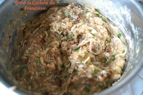 Galettes de Kasha (Sarrasin) sur sa Salade colorée DSC09036