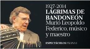 Hommage à Horacio Ferrer et à Leopoldo Federico sur Radio Nacional [Troesmas]