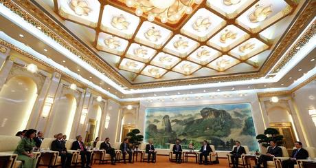 Cérémonie de lancement de l'AIIB (octobre 2014)