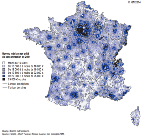 Déclassement des milieux populaires : quels symptômes, quels remèdes ? Insee Revenus 2014