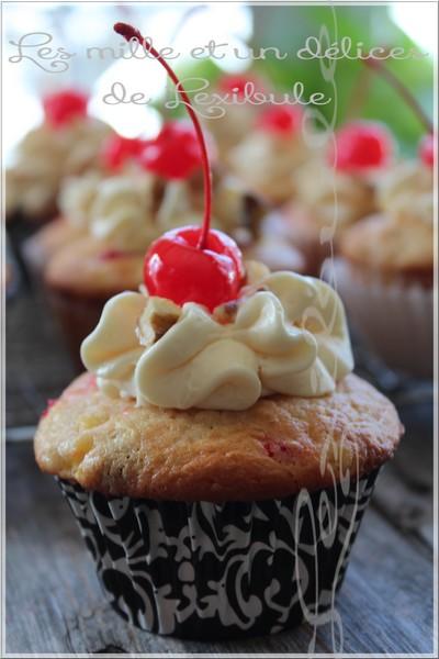 ~Cupcakes au banana split~ ~Cupcakes au banana split~