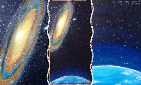 Galaxie peinte andromede