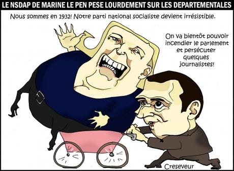 Le NSDAP de Le Pen cartonne aux départementales