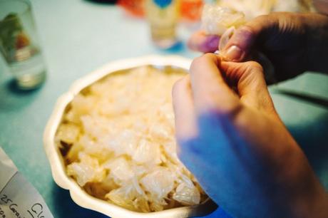 Cooking Party préparation pomelos