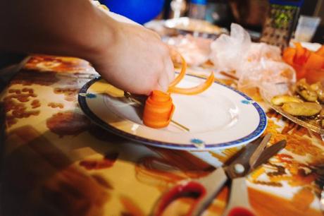 Cooking Party fleur carottes