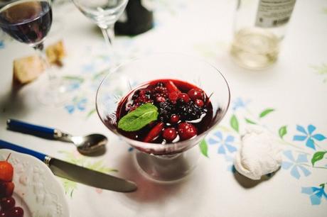 Cooking Party fruits rouges vin