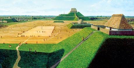 Une chaussée cérémonielle centrale découverte à Cahokia