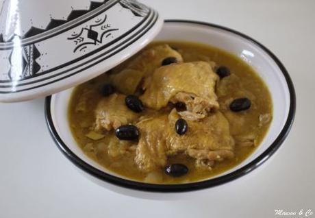 Tajine de poulet aux citrons confits