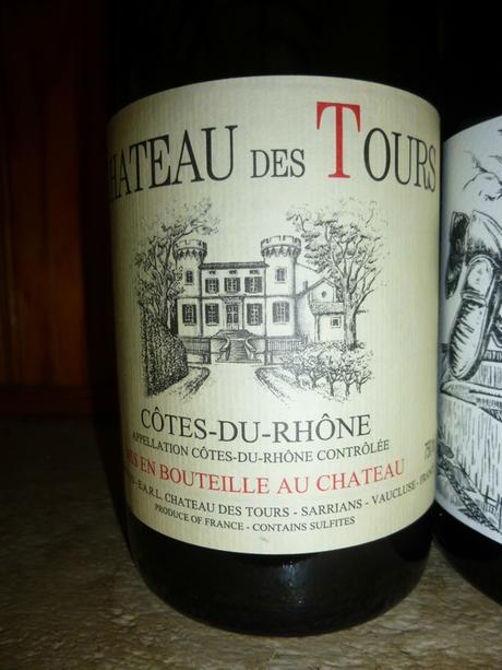 Cotes-du-Rhône : Château des Tours 2010 et Vin du Pays d' Oc : Domaine Gayda Figure Libre Freestyle (rouge) 2013 P1010930