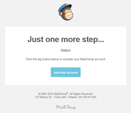 Newsletters : S'inscrire sur MailChimp