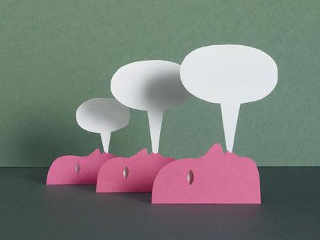 Graphic design, paper craft and illustration by Damien Poulain