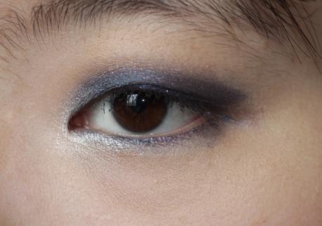 Mon maquillage du moment // smokey bleu-violet