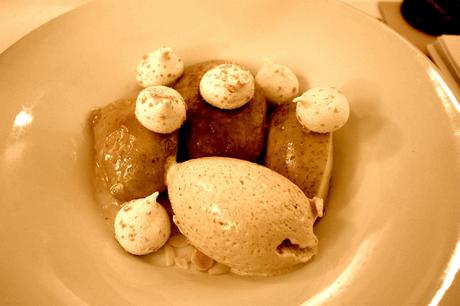 Pommes caramélisées glace pain dépices © P.Faus 