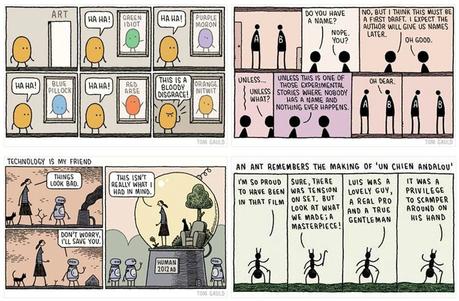 J'ai testé l'humour décalé et jubilatoire des BD de Tom Gauld, et c'était bon (même si je n'ai pas tout compris) ! strips tom gauld