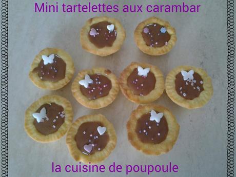 Tartelette aux carambar au thermomix ou kitchenaid