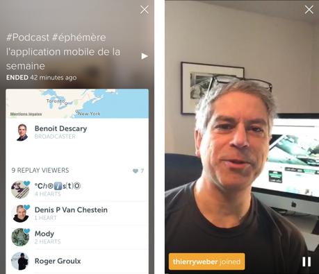 Je démarre une série de capsules éphémère sur Periscope