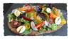 Bruchetta anchoïade et légumes croquants