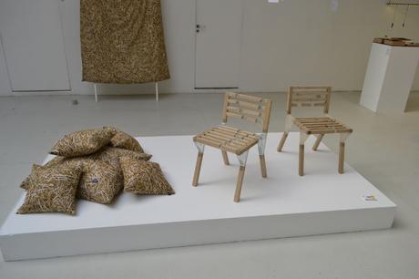 Quartz chaise bois résine par Taichi Sekiguchi 