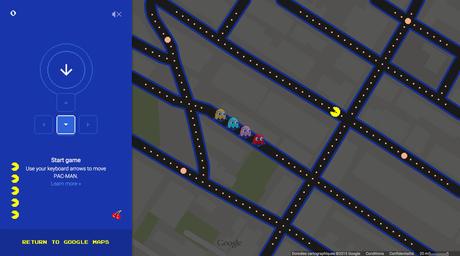 Un aperçu de Pac-Man au coin de la rue Saint-Denis et l'avenue Mont-Royal.