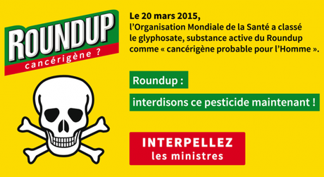Venez signer la pétition contre l’utilisation du glyphosate Venez signer la pétition contre l’utilisation du glyphosate