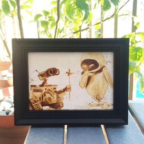 maria-aristidou-peinture-portrait-cafe-13 Elle réalise des portraits de personnages célèbres en café 