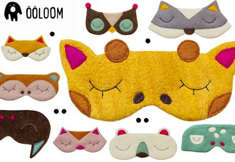 Masques d'animaux enfants pour dormir par Ooloom