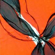 Exposition « RECTO / OTCER » Francesca CARUANA Àcentmètresducentredumonde | Perpignan tressage rouge Francesca CARUANA