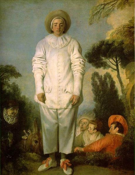 ANTOINE WATTEAU - QUELQUES OEUVRES 1719 pierrot