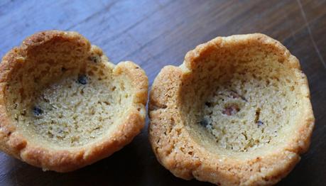 Avec de la pâte à cookies... Cookies socle