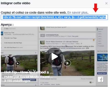 video facebook