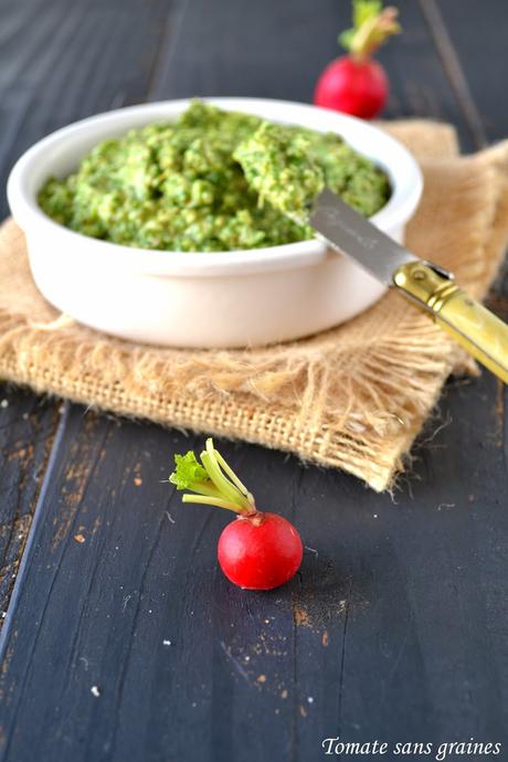 Pesto de fanes de radis {version 2015} Pesto de fanes de radis {version 2015}