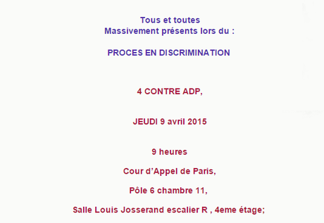 NÉGROPHOBIE. THIERRY BADJECK VS ADP. 10 ans d’injustice et clap de fin ce 9 avril ? sape
