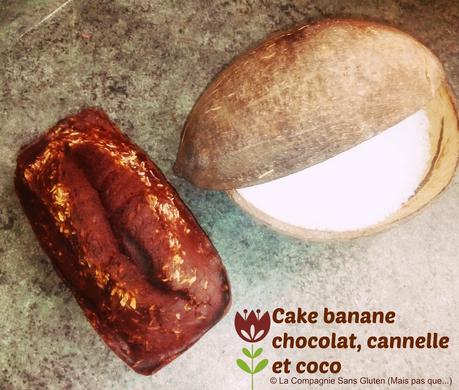 Gâteau Chocolat, banane… à la cannelle… et à la coco ?