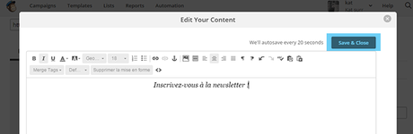 Newsletters : créer un formulaire d'inscription avec Mailchimp, et l'ajouter à son blog sous Blogger