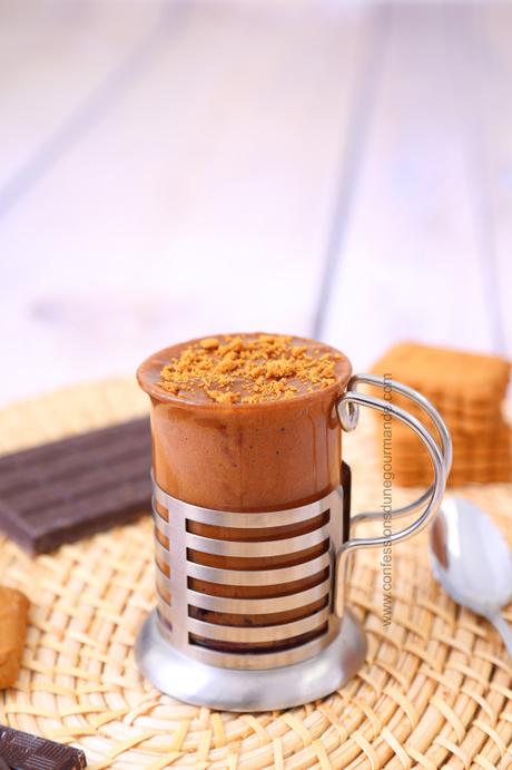 Mug cake au nutella, framboise et spéculoos (site)